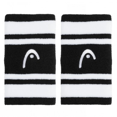 Wristbands Head Striped 5 Black White