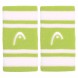 Wristbands Head Striped 5 White Lime
