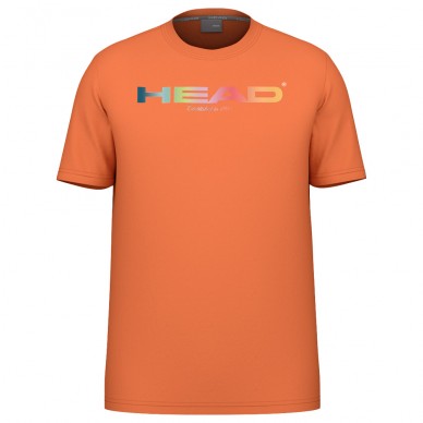T-shirt Head Rainbow orange