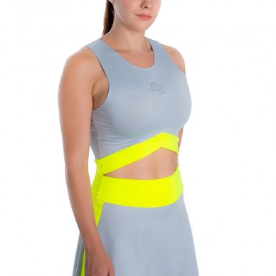 T-shirt BB Bora grey yellow