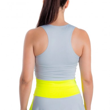 T-shirt BB Bora grey yellow