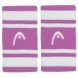 Wristbands Head Striped 5 white pink