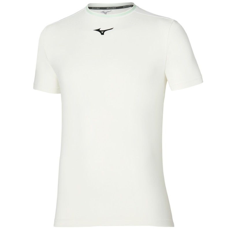 T-Shirt Mizuno Tennis Shadow Graphic Tee white