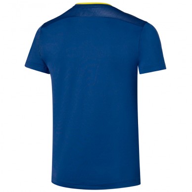 T-shirt Mizuno Tennis Shadow Graphic Tee blue yellow