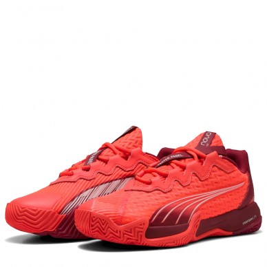 Puma Nova Elite dark red crimson 2025 Padel Shoes