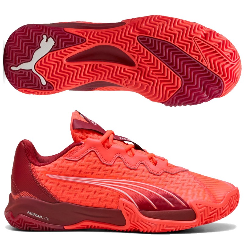 Puma Nova Elite dark red crimson 2025 Padel Shoes Puma Nova Elite dark red crimson 2025 Padel Shoes