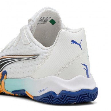 Puma Nova Elite white vivid blue 2025 Padel Shoes