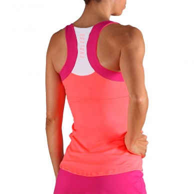 Camiseta Endless Race bright coral