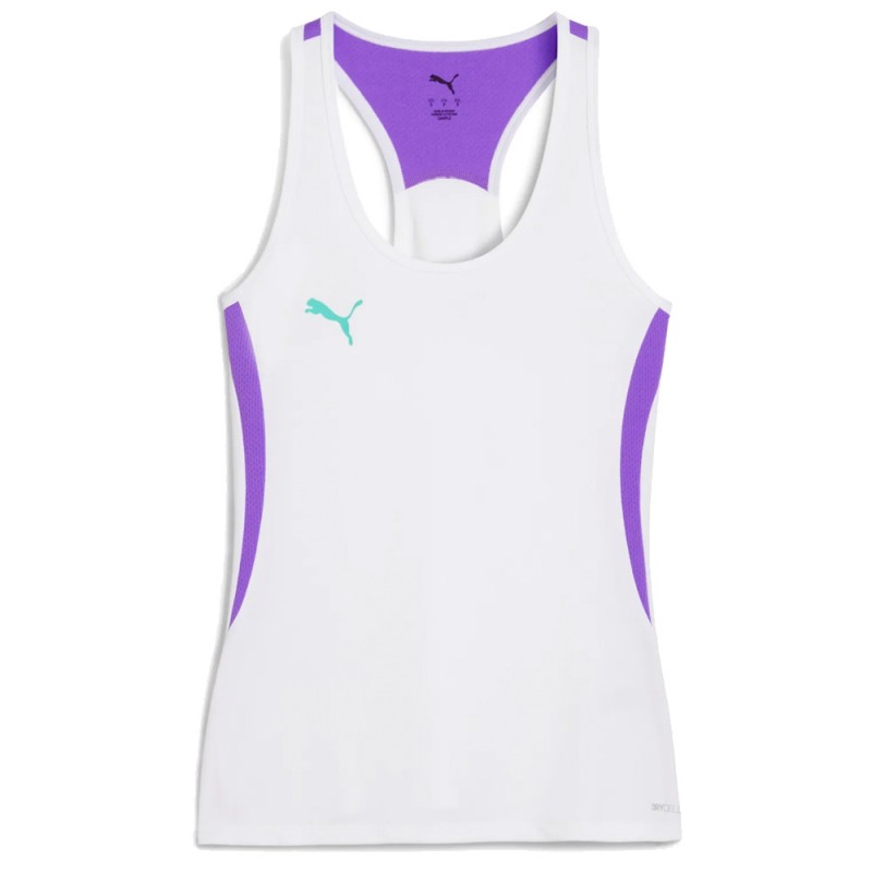 T-shirt Puma Individual Padel Tank white lilac
