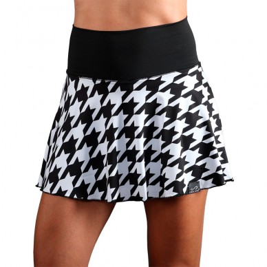 Skirt Endless Lux II houndstooth black
