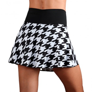 Skirt Endless Lux II houndstooth black