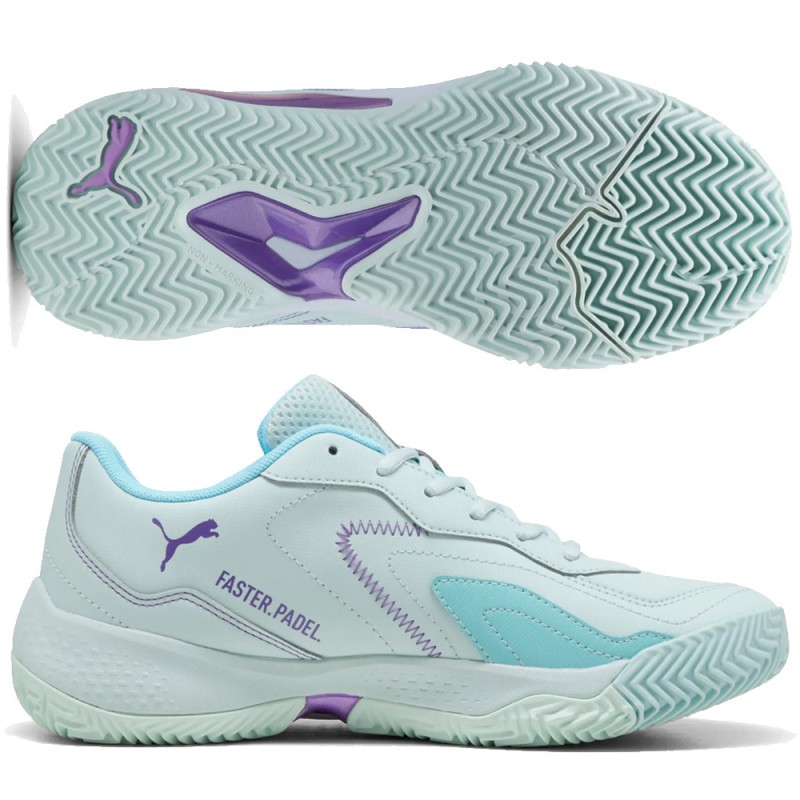 Puma Nova Smash Woman blue purple 2025 Padel Shoes
