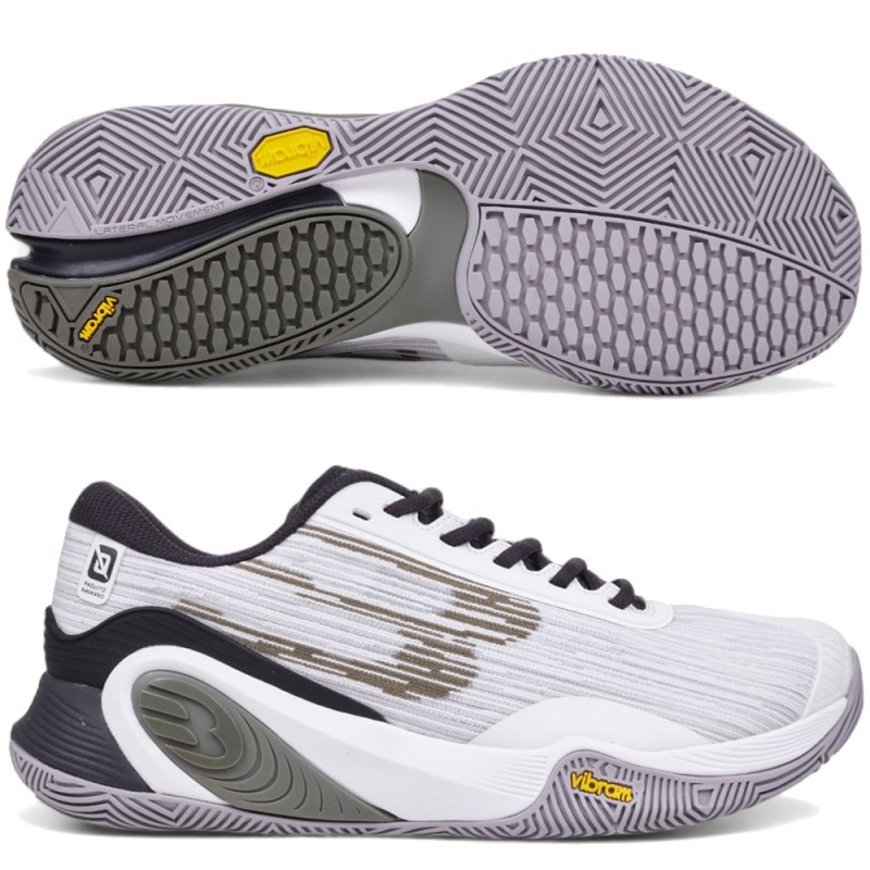 Bullpadel Hack Vibram 25V white 2025 Padel Shoes Bullpadel Hack Vibram 25V white 2025 Padel Shoes