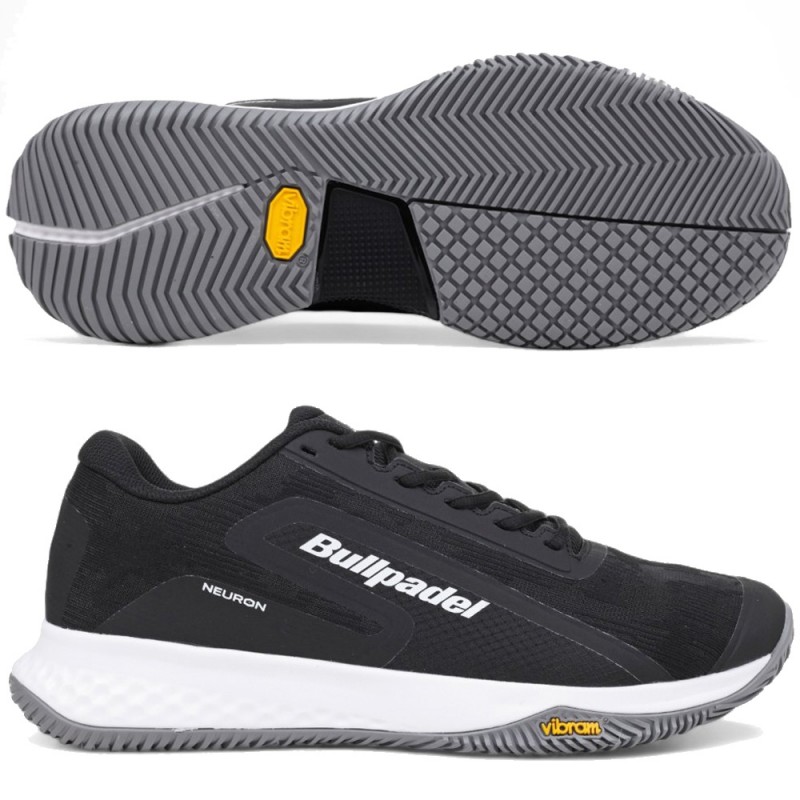 Bullpadel Neuron Vibram 25V Black 2025 Padel Shoes