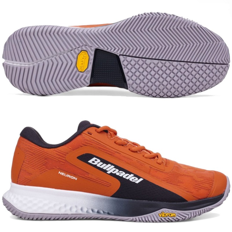 Bullpadel Neuron Vibram 25V Orange 2025 Padel Shoes Bullpadel Neuron Vibram 25V Orange 2025 Padel Shoes