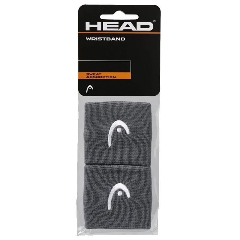 Wristbands Head 2.5" Dark Grey