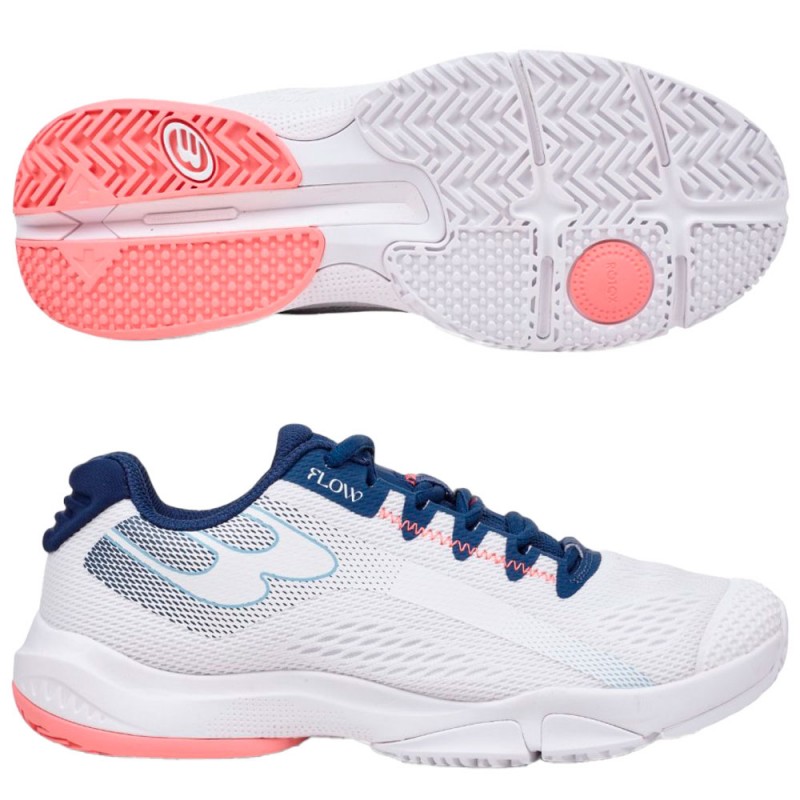Bullpadel Flow 25V white 2025 Padel Shoes