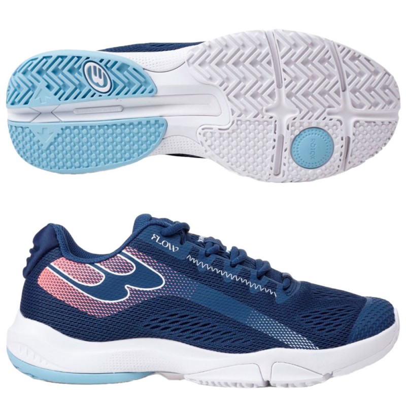 Bullpadel Flow 25V navy blue 2025 Padel Shoes Bullpadel Flow 25V navy blue 2025 Padel Shoes