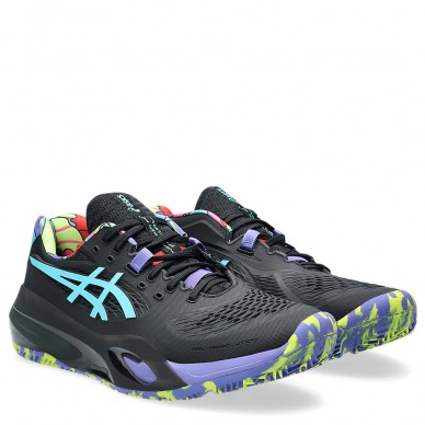 Asics Gel Resolution X Padel L. E. Black Energy Aqua 2025 Padel Shoes