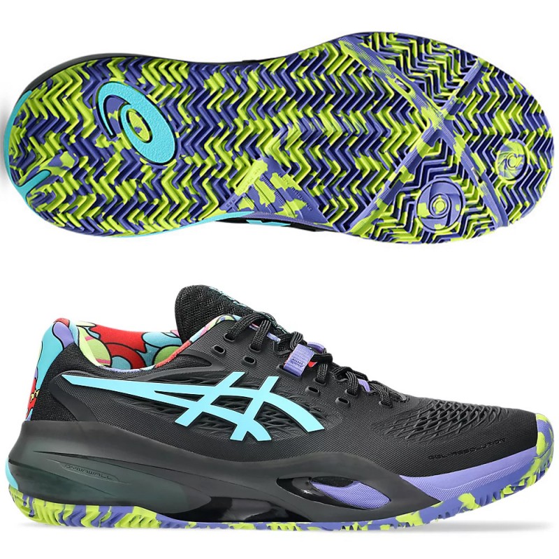 Asics Gel Resolution X Padel L. E. Black Energy Aqua 2025 Padel Shoes Asics Gel Resolution X Padel L. E. Black Energy Aqua 2025 Padel Shoes