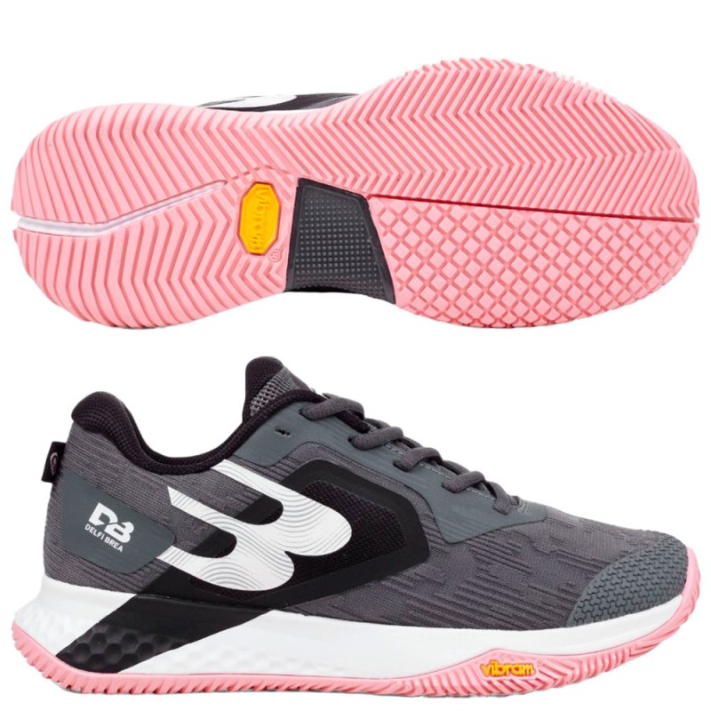Bullpadel Vertex Vibram Women 25V Grey 2025 Padel Shoes Bullpadel Vertex Vibram Women 25V Grey 2025 Padel Shoes