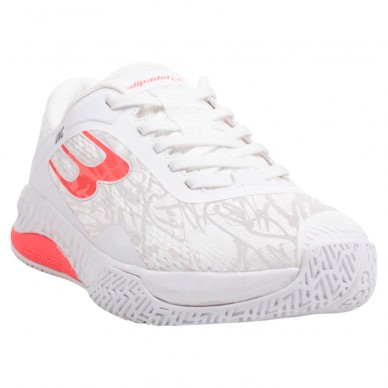 Bullpadel Ionic Woman 25V white pink 2025 Padel Shoes