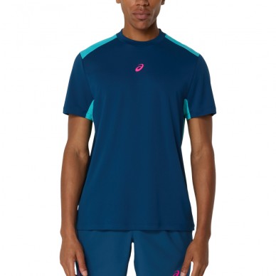 T-Shirt Asics Court SS Top Blue