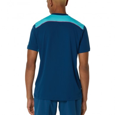 T-Shirt Asics Court SS Top Blue