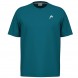 T-shirt Head Slice II teal blue