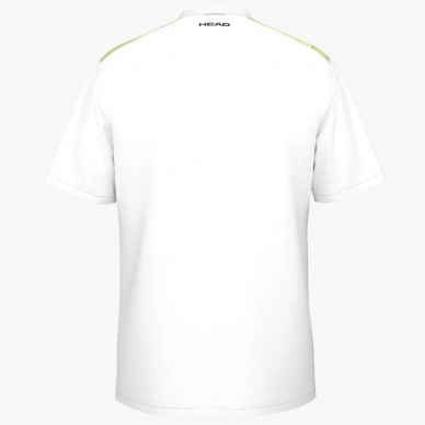 T-shirt Head Topspin white lime