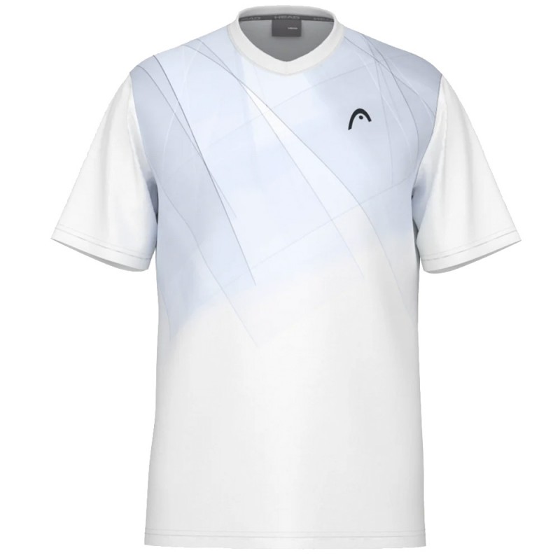 T-shirt Head Topspin blue white T-shirt Head Topspin blue white