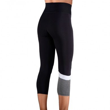 Leggings Endless Line Pocket HW black grey