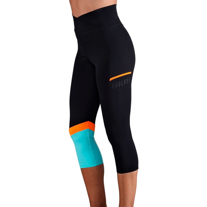 Leggings Endless Line Pocket HW black blue Leggings Endless Line Pocket HW black blue