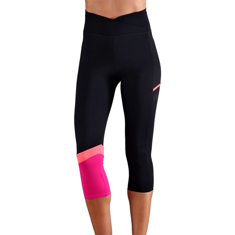 Leggings Endless Line Pocket HW black pink Leggings Endless Line Pocket HW black pink