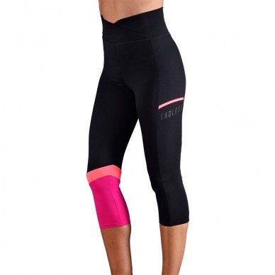 Leggings Endless Line Pocket HW black pink