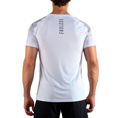 T-shirt Endless Feisty Hexagon white