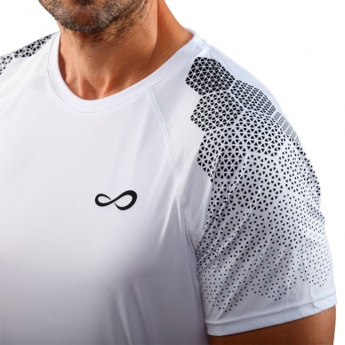 T-shirt Endless Feisty Hexagon white