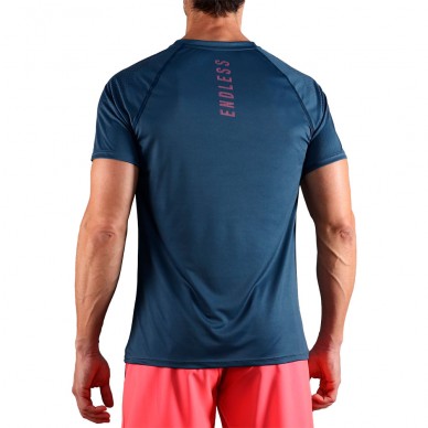 T-shirt Endless Feisty Hexagon Abyss Blue
