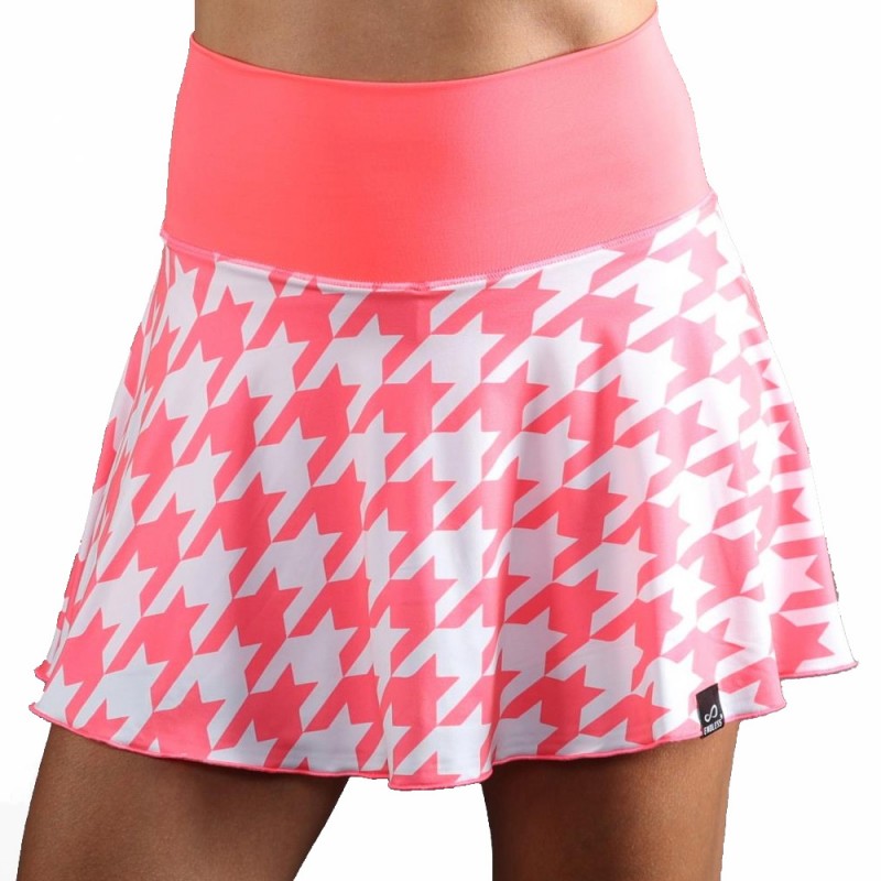 Skirt Endless Lux II houndstooth pink Skirt Endless Lux II houndstooth pink