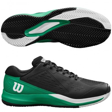 Wilson Rush Pro Ace Clay Black Bosphorus 2025 Padel Shoes