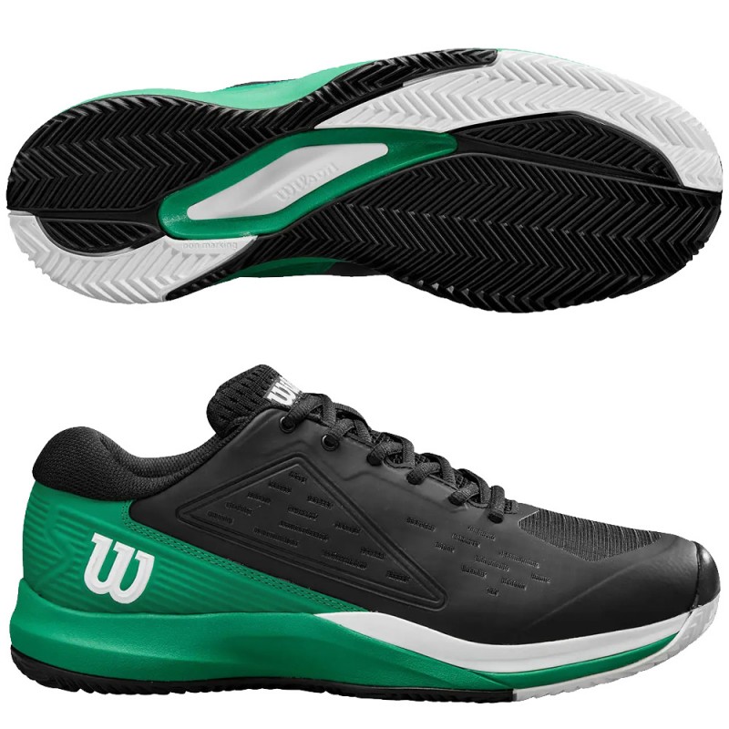 Wilson Rush Pro Ace Clay Black Bosphorus 2025 Padel Shoes Wilson Rush Pro Ace Clay Black Bosphorus 2025 Padel Shoes