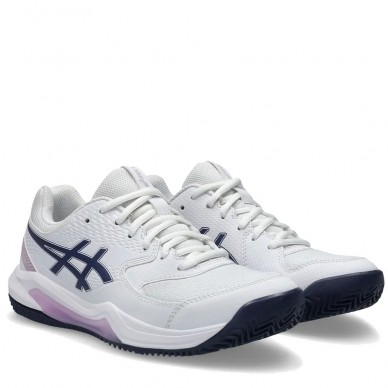 Asics Gel Dedicate 8 Clay white indigo fog 2025 Padel Shoes