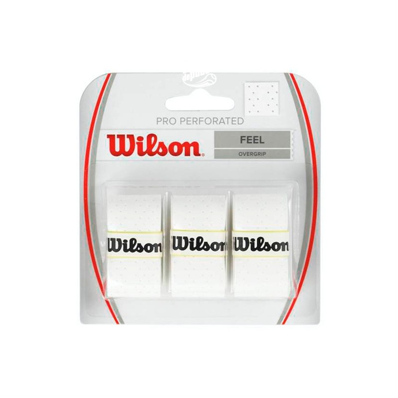 Overgrips Wilson Feel Microperforados Blancos Overgrips Wilson Feel Microperforados Blancos