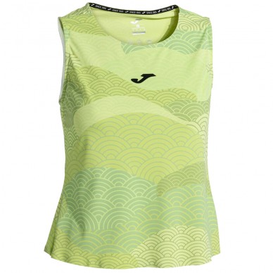 T-shirt Joma Challenger Woman Lime Print