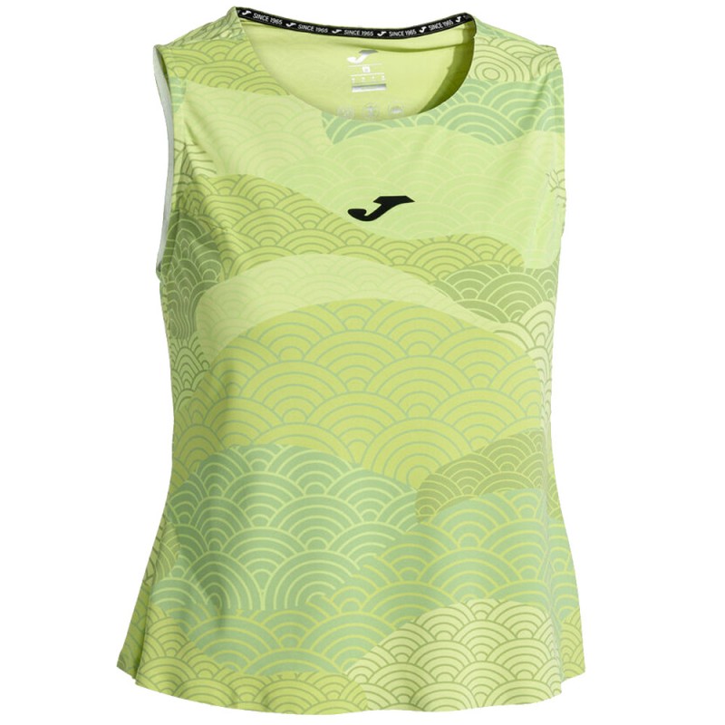 T-shirt Joma Challenger Woman Lime Print