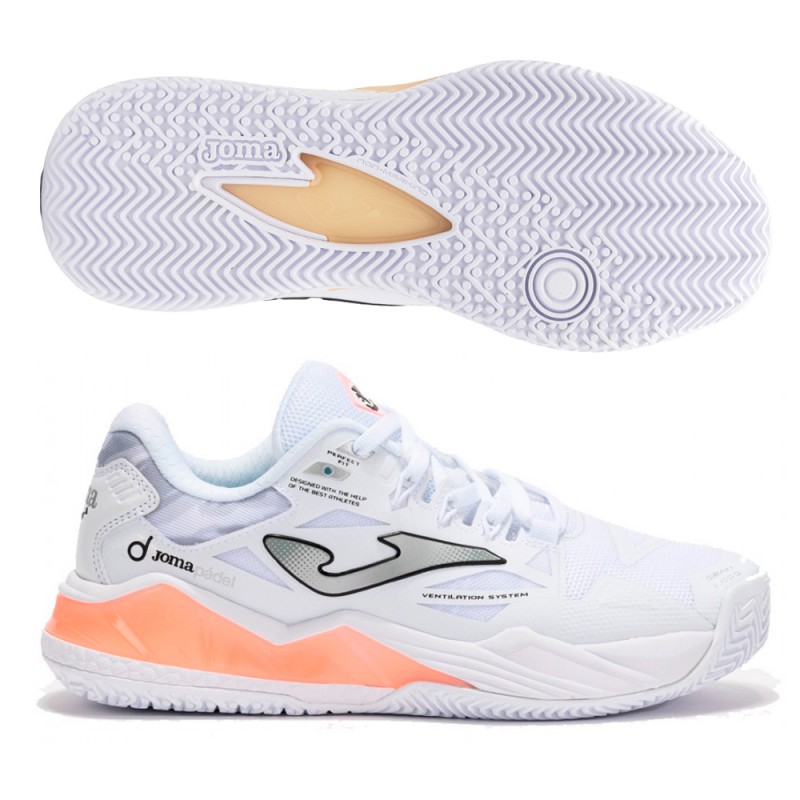 Joma Spin Lady 2502 White 2024 Padel Shoes
