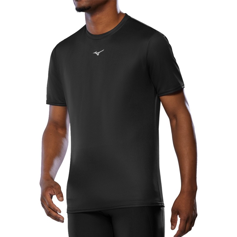 T-shirt Mizuno Core Graphic TEE black T-shirt Mizuno Core Graphic TEE black
