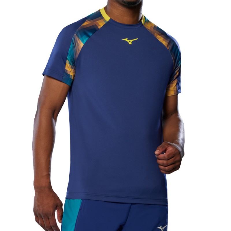 T-shirt Mizuno Tennis Shadow TEE Light Blue T-shirt Mizuno Tennis Shadow TEE Light Blue