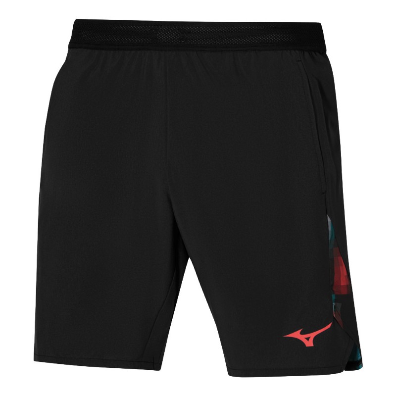 Short Mizuno Tennis 8IN Amply Black Short Mizuno Tennis 8IN Amply Black