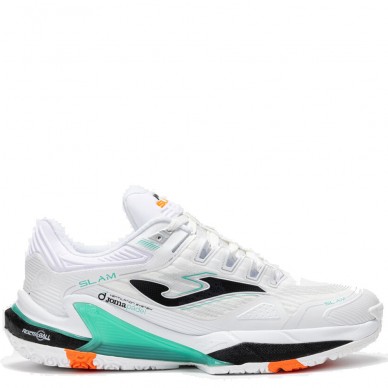 Joma Slam Men 2502 white turquoise 2025 Padel Shoes